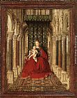 Small Triptych [detail central panel] by Jan van Eyck